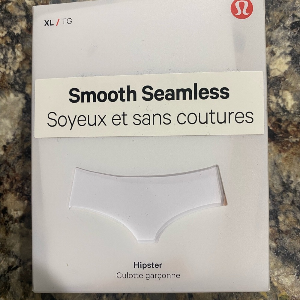 Lululemon hipster underwear. Never worn or taken out of package. Sz XL White